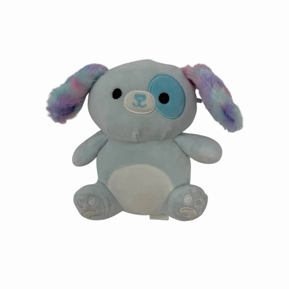 Squishmallows Kellytoy Demir Pastel Blue Rainbow‎ Dog 7